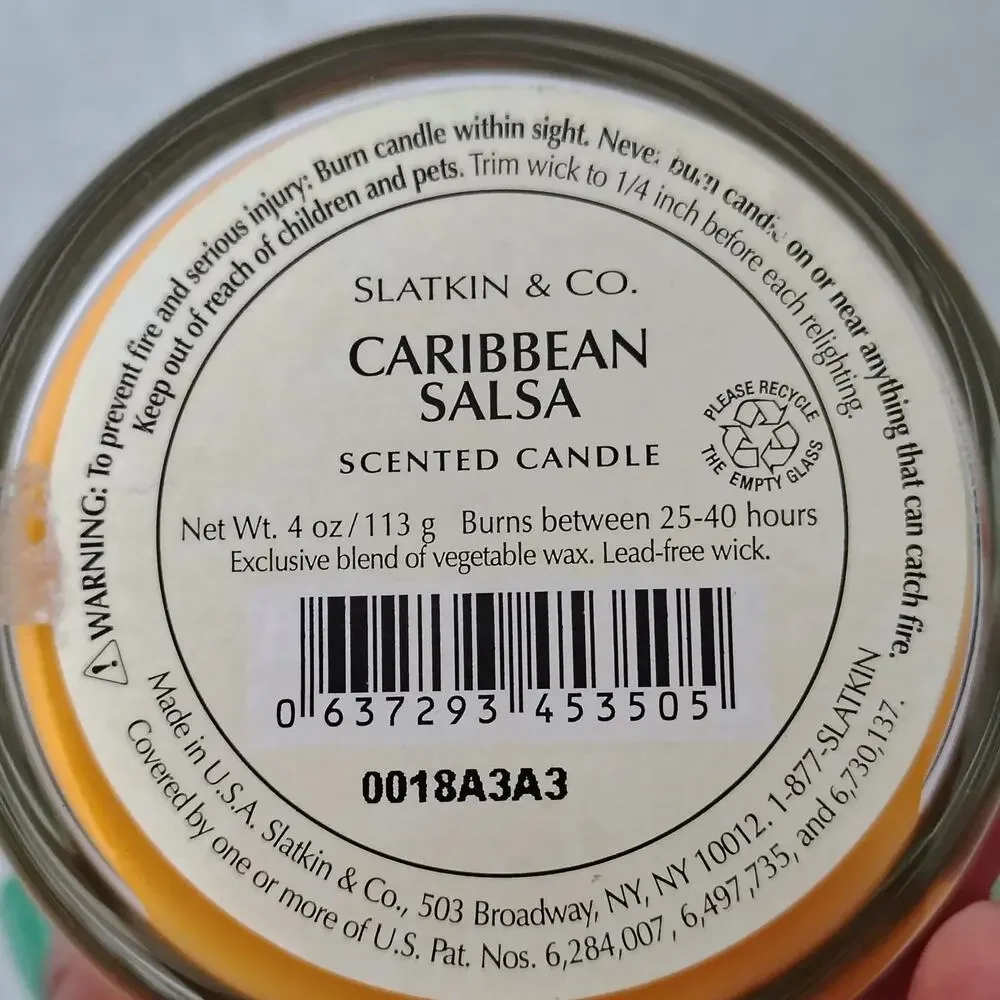 Bath & Body Works Caribbean Salsa Scented Candle Single Wick Home Fragrance NEW